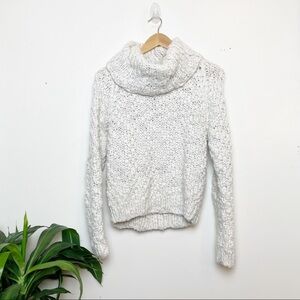 Vivianne Tam White Wool Blend Chunky Knit Sweater XS